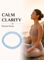 Natural Blue Topaz Mental Clarity & Executive Expression Energy Bracelet