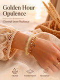 Natural Citrine Abacus Wealth Acceleration & Strategic Clarity Energy Bracelet