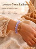 Authentic Amethyst Bracelet with Moonlight Glow | The "Stone of Spirituality" | Unique Healing Crystal Jewelry