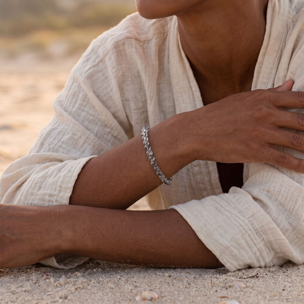 Black Phantom Quartz Bracelet | Breakthrough & Resilience
