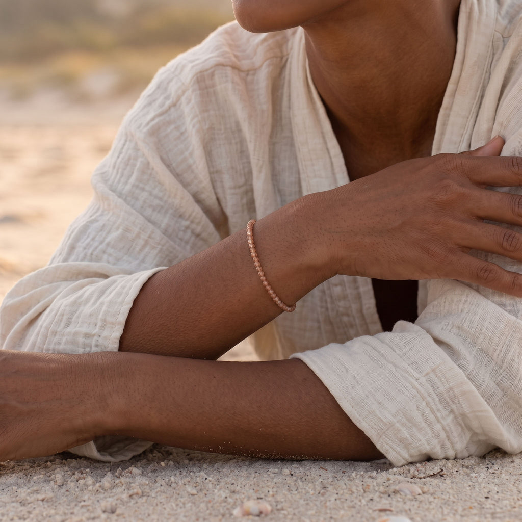 Gold Strawberry Quartz Bracelet | High Vibrations & Abundance