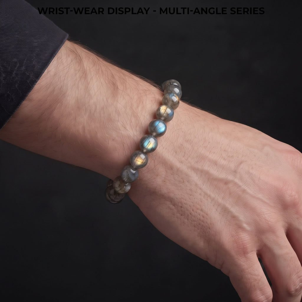 Natural Grey Moonstone Bracelet: Mystic Intuition & Grounded Transformation — Kailash Vein