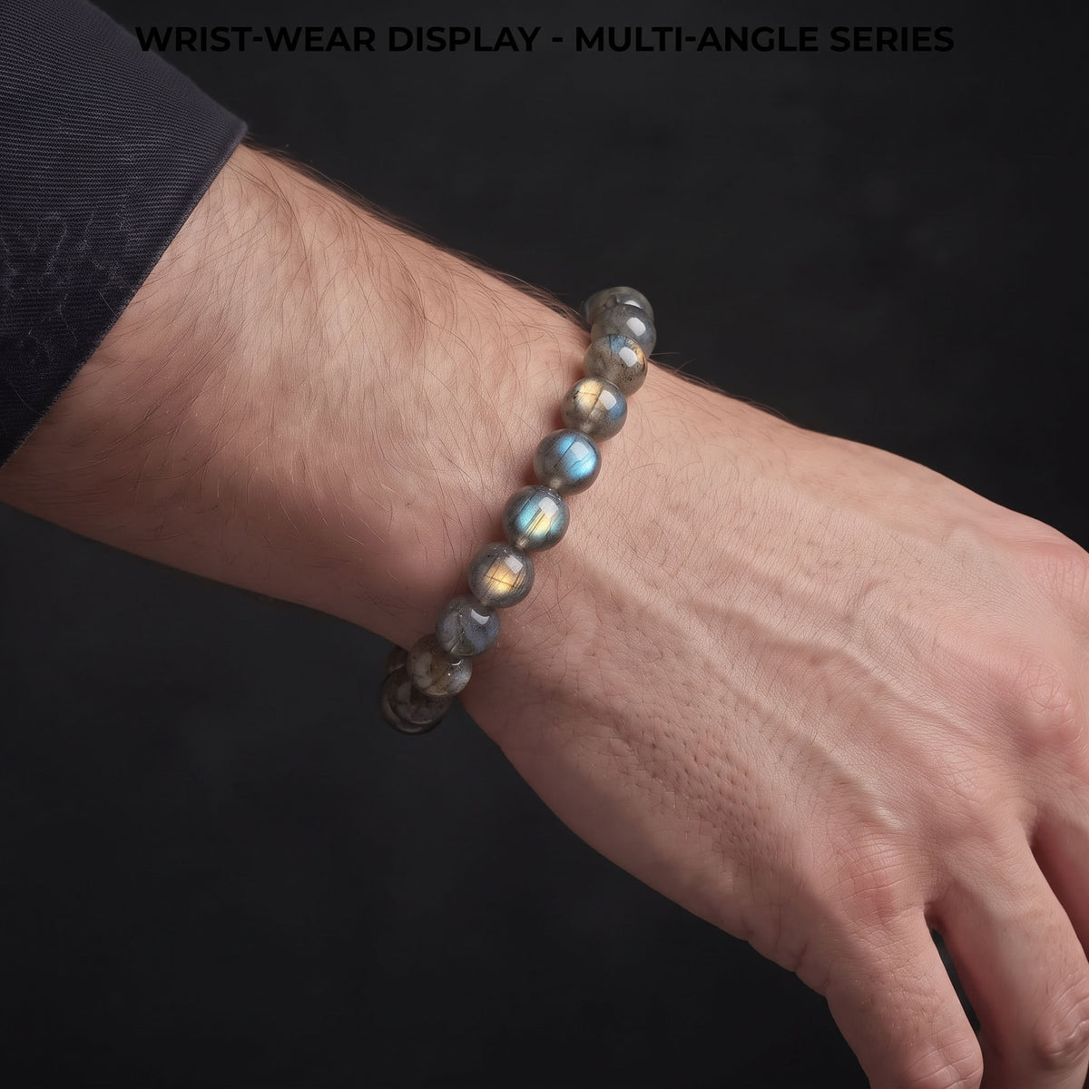 Natural Grey Moonstone Bracelet: Mystic Intuition & Grounded Transformation — Kailash Vein