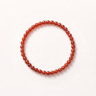 Natural Carnelian Bead Bracelet, Radiant Vitality & Warm Balance Gemstone Jewelry