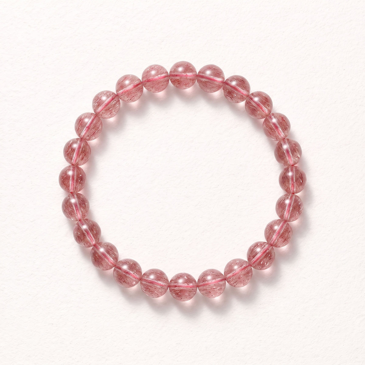 Natural Strawberry Quartz Bracelet: The Stone of Love & Attraction — Gangdishé Peak