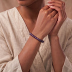Natural Purple Fluorite Bracelet: The Stone of Spirit — Alpine Zone