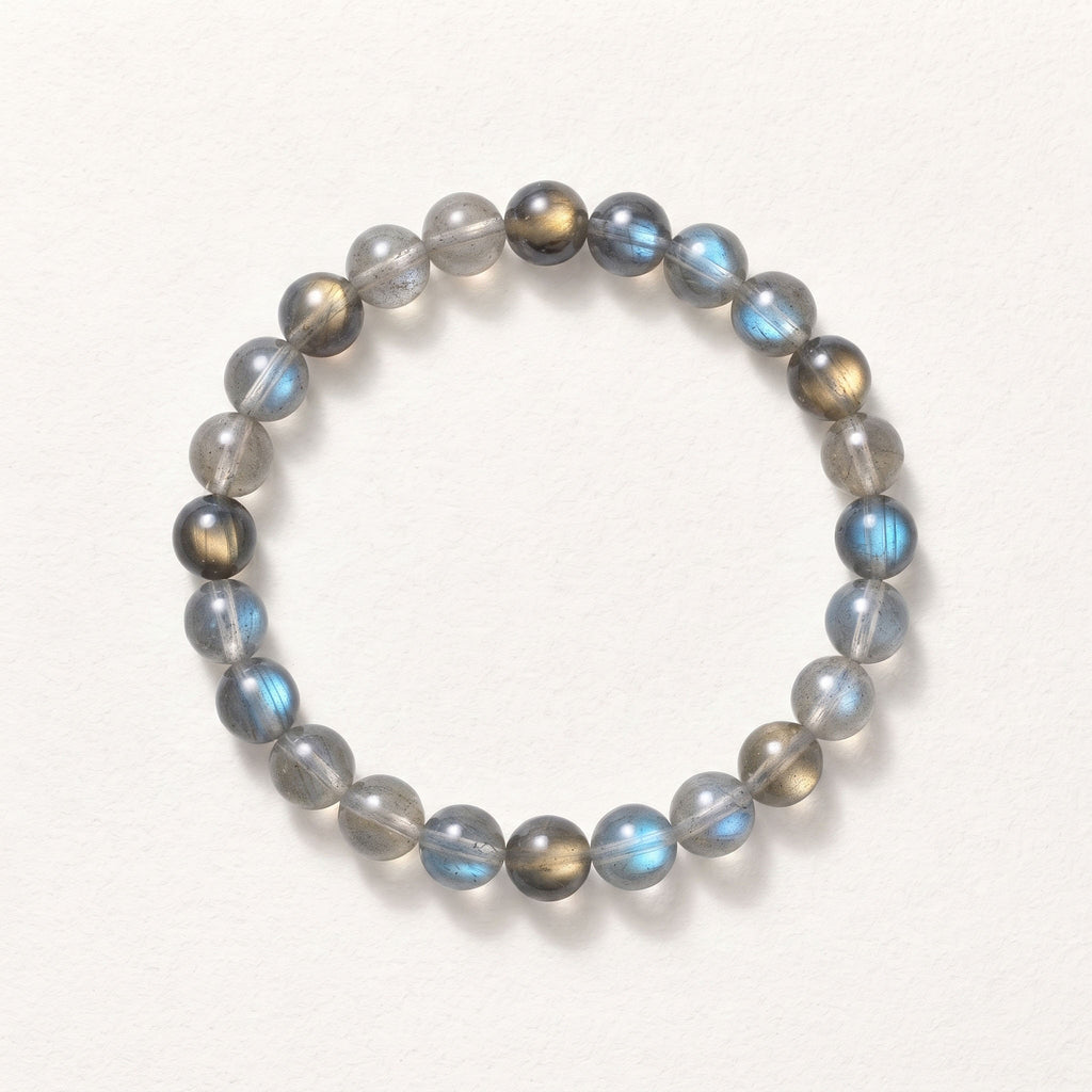 Natural Grey Moonstone Bracelet: Mystic Intuition & Grounded Transformation — Kailash Vein