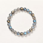 Natural Grey Moonstone Bracelet: Mystic Intuition & Grounded Transformation — Kailash Vein