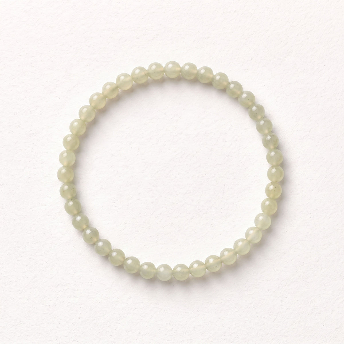 Natural Xiuyan Jade Bead Bracelet, Serene Calm & Harmonious Flow Gemstone Jewelry