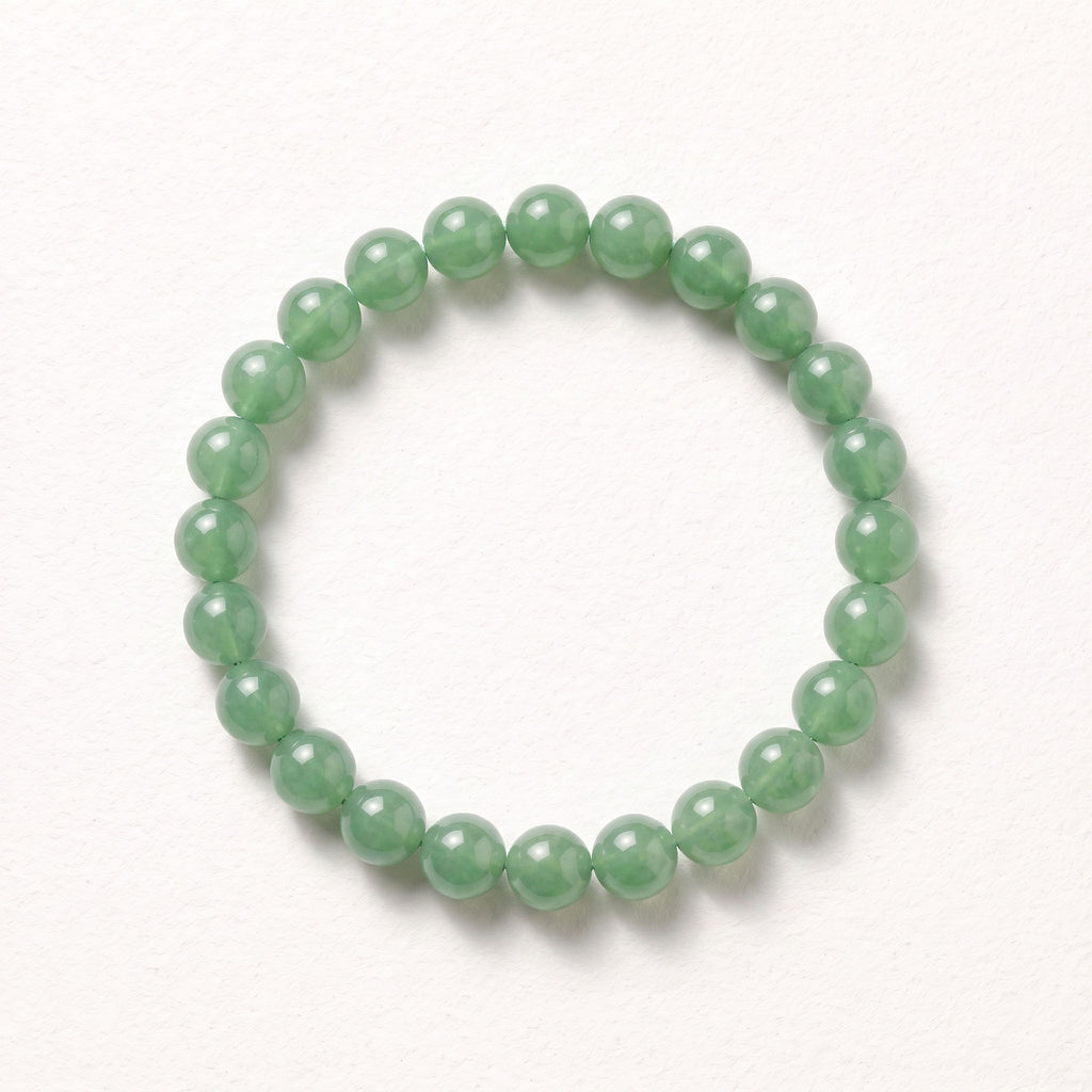 Natural Xiuyan Jade & Crystal Bracelet: The Stone of Vitality — Alpine Zone