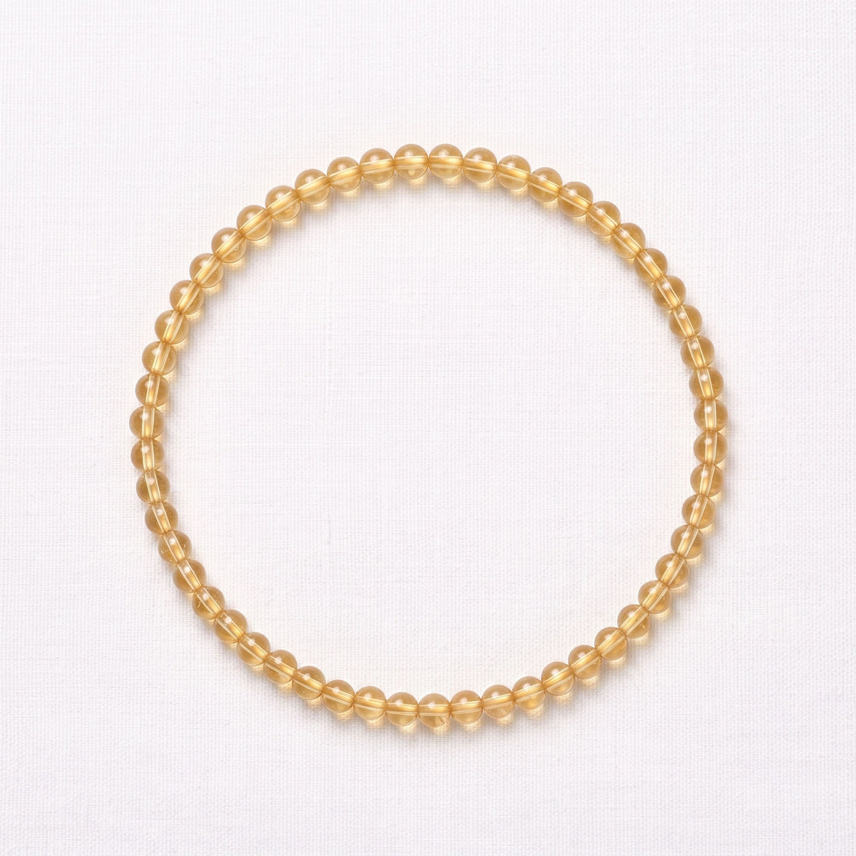 Natural Citrine Bead Bracelet, Radiant Vitality & Warm Balance Gemstone Jewelry