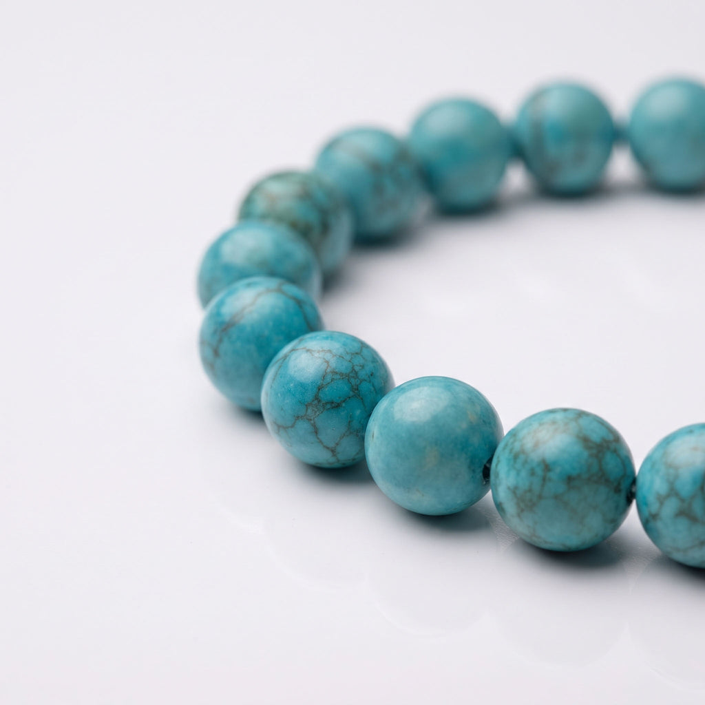 Natural Turquoise Bracelet: Spiritual Protection & Peace — Kailash Vein