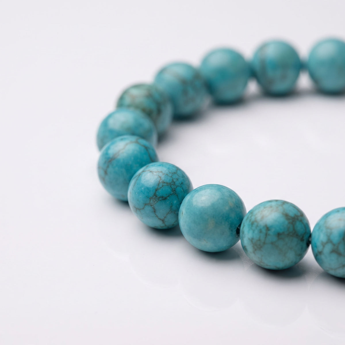 Natural Turquoise Bracelet: Spiritual Protection & Peace — Kailash Vein