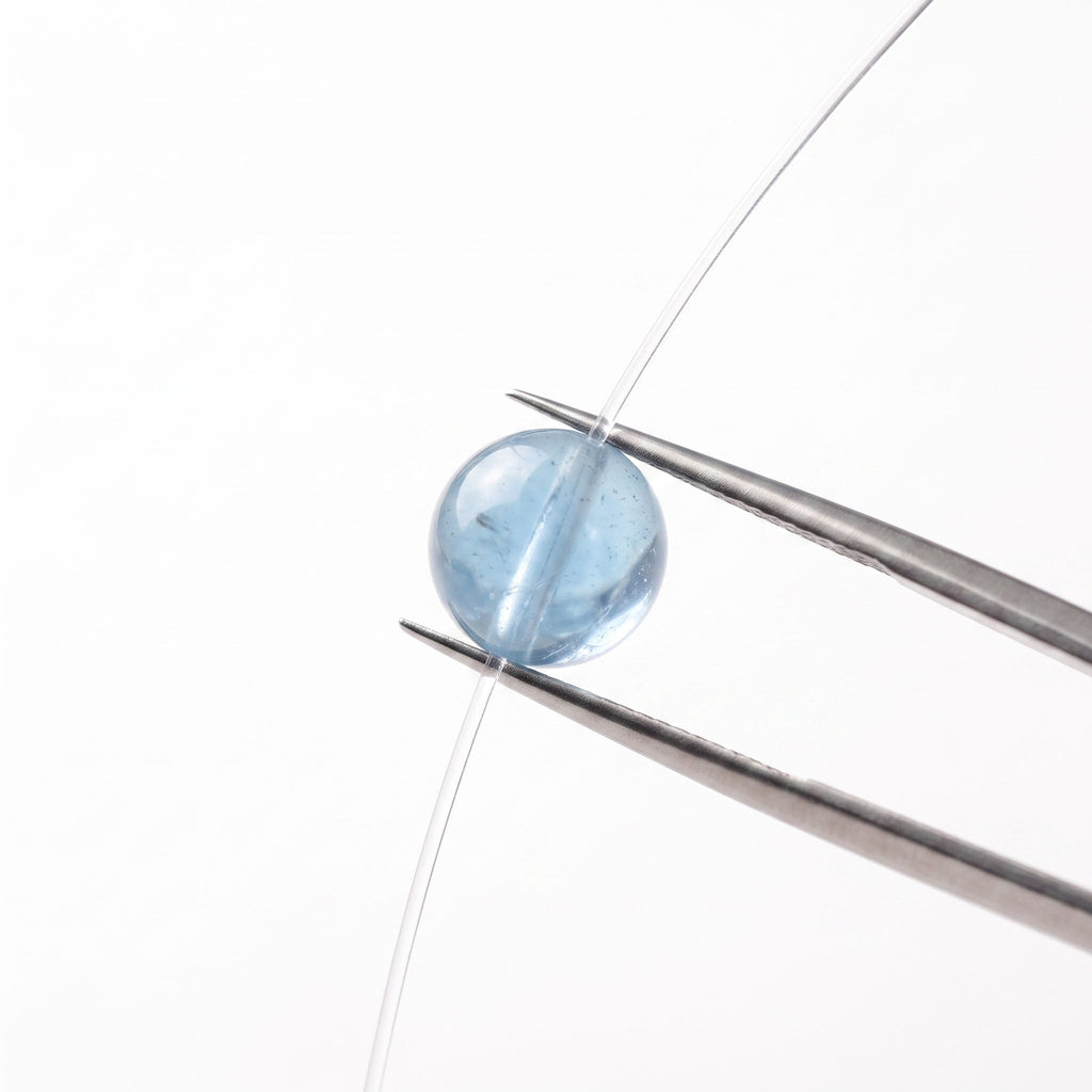 Translucent Jelly Aquamarine: Serene Expression & Ocean Calm