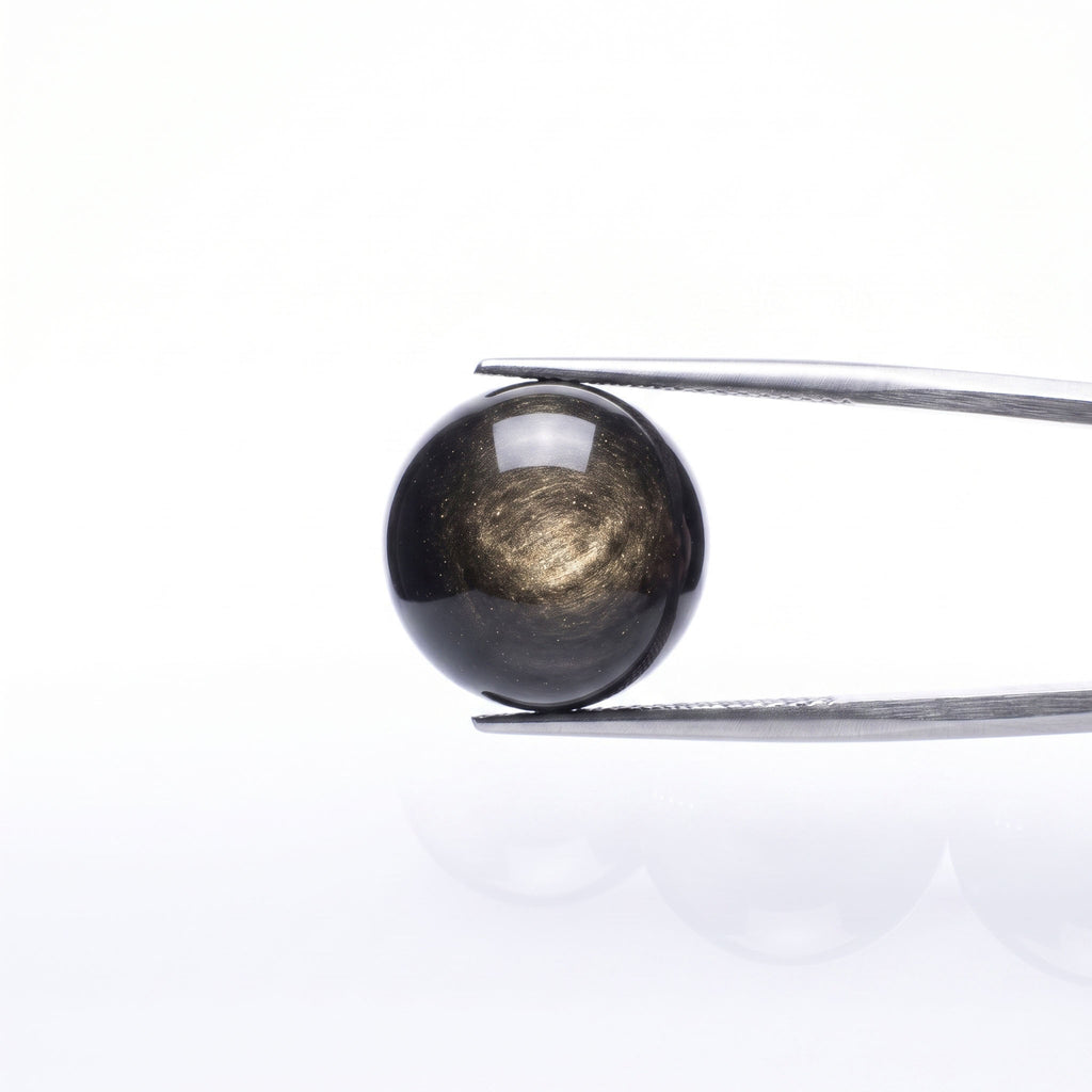 Natural Silver Sheen Obsidian Bracelet: Spiritual Protection & Intuition — Kailash Vein