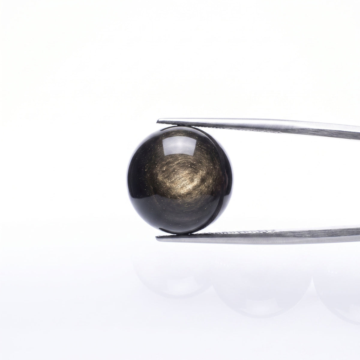 Natural Silver Sheen Obsidian Bracelet: Spiritual Protection & Intuition — Kailash Vein