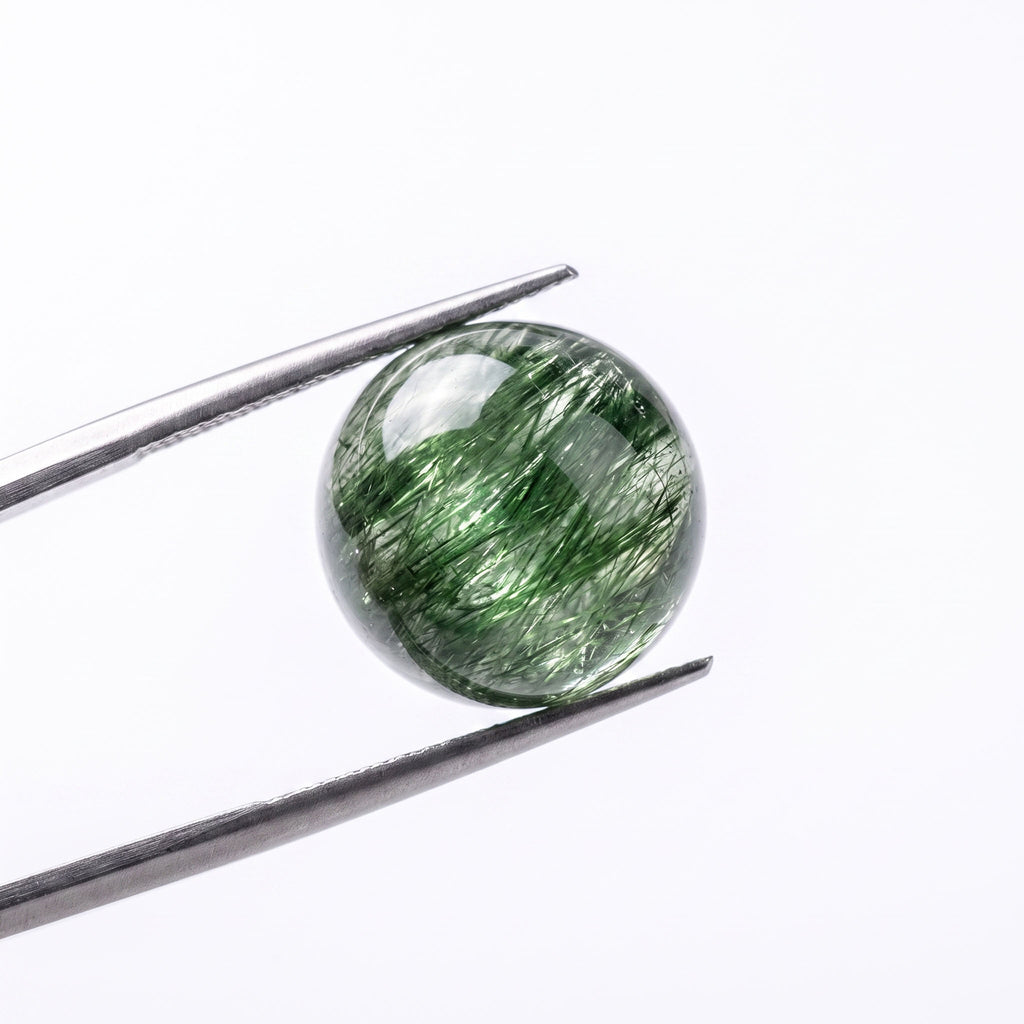 Natural Green Rabbit Hair Quartz Bracelet: The Stone of Vitality — Gangdishé Peak