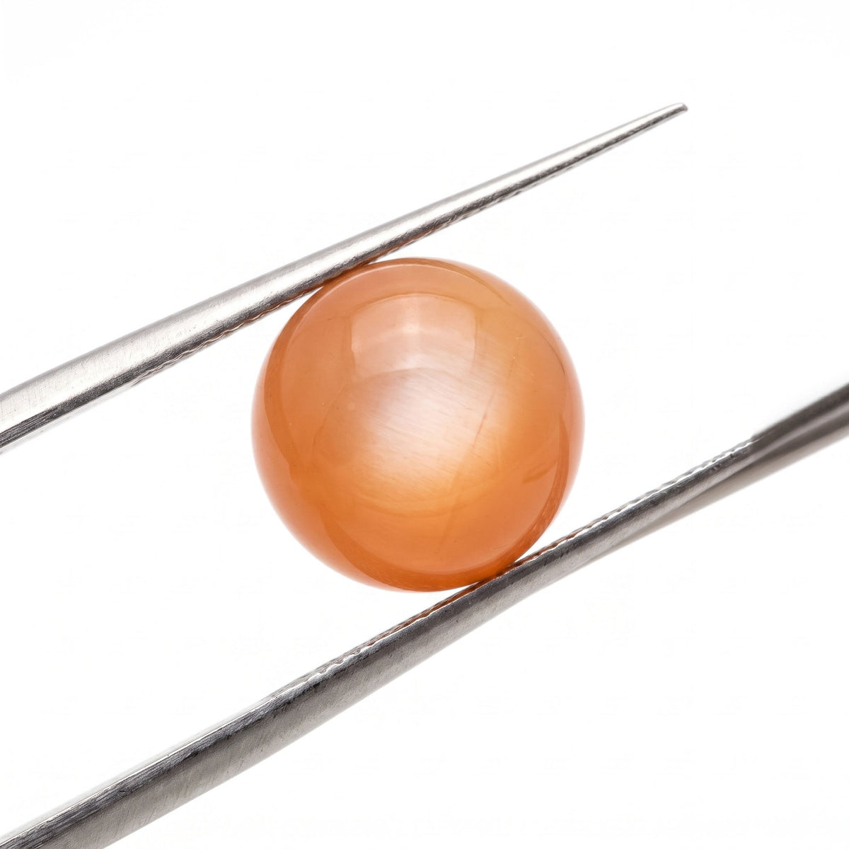 Natural Orange Moonstone Bead Bracelet, Warm Vitality & Radiant Flow Gemstone Jewelry