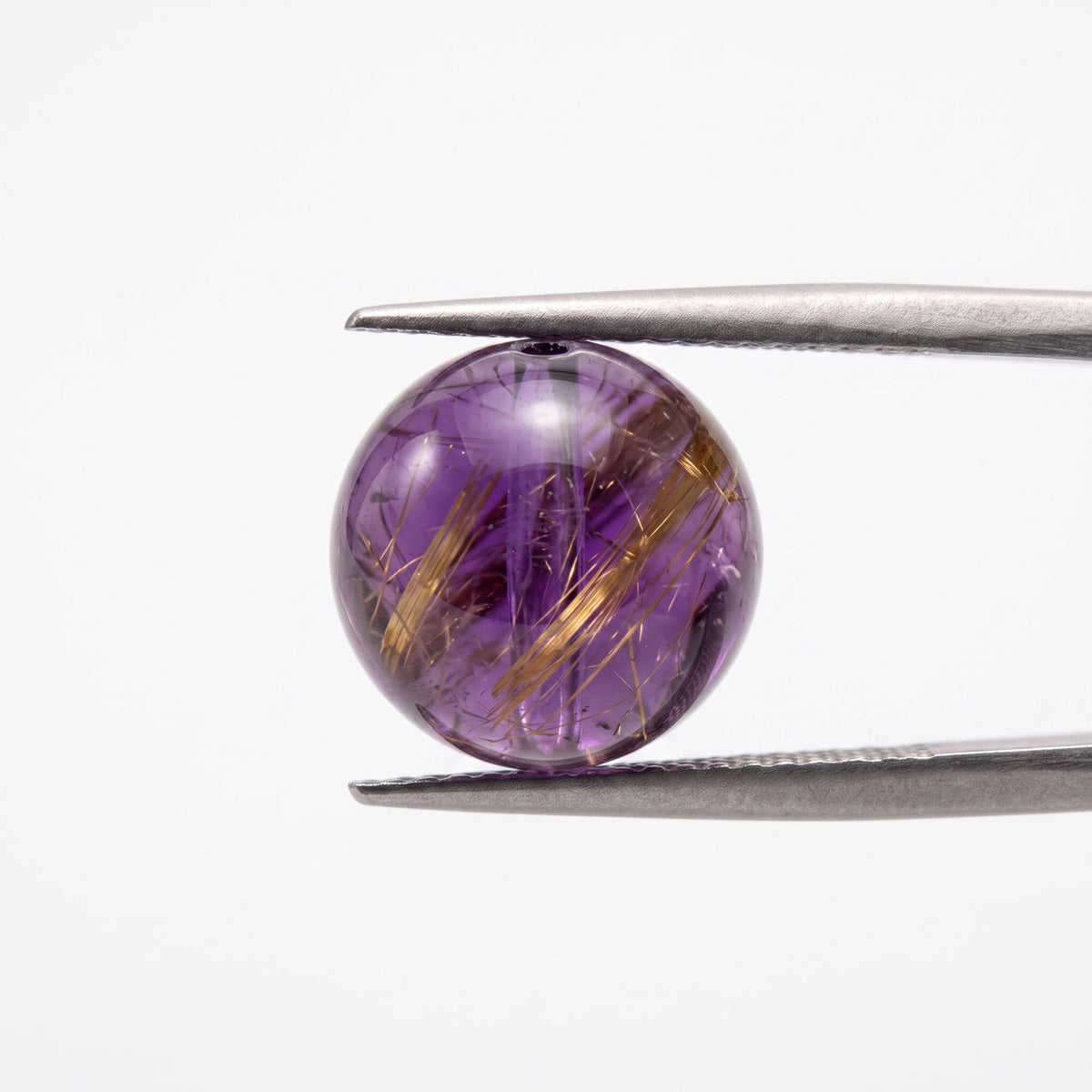 Natural Purple Rutilated Quartz Bracelet: The Stone of Prosperity — Kailash Vein