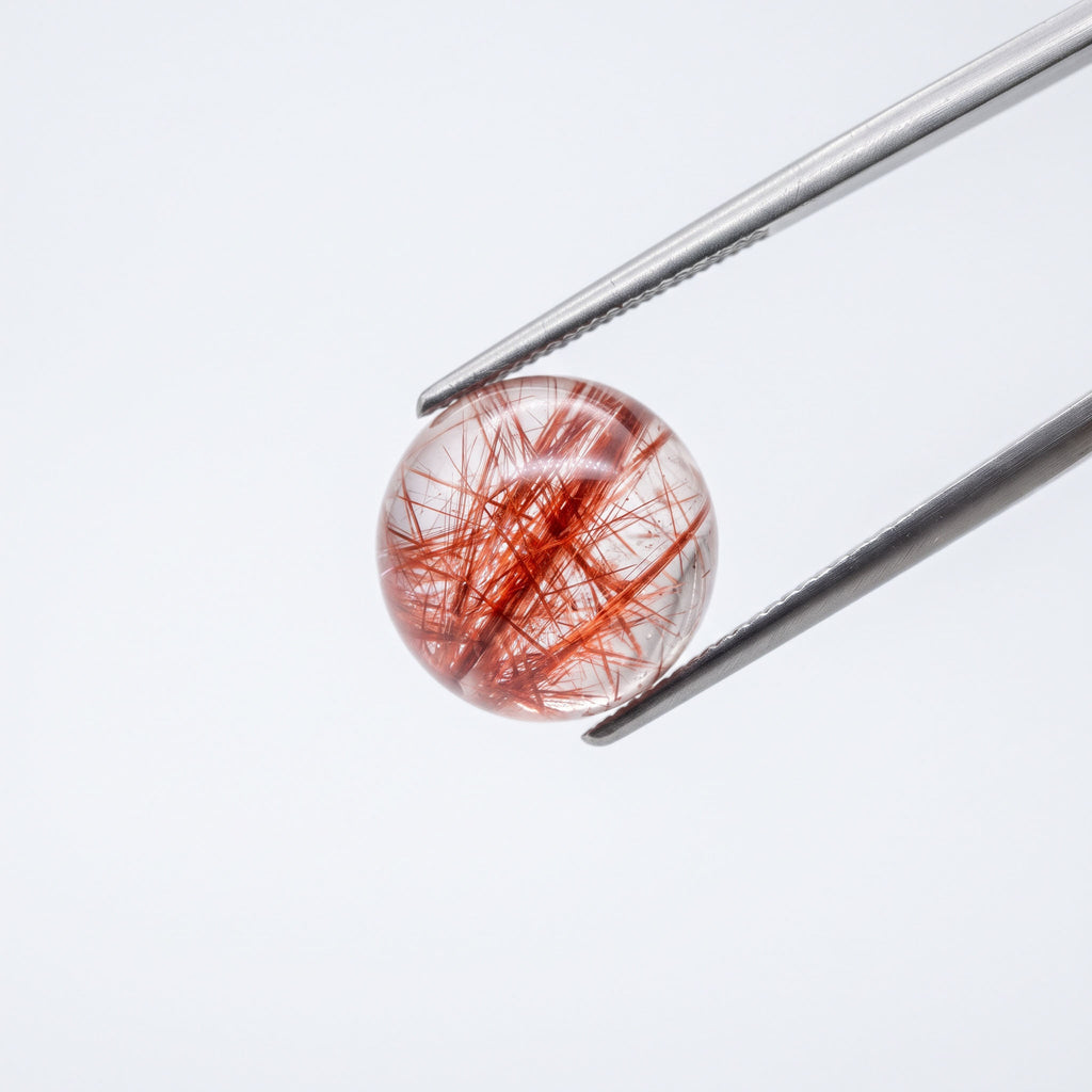 Natural Red Rabbit Hair Quartz Bracelet: The Stone of Vitality — Alpine Zone