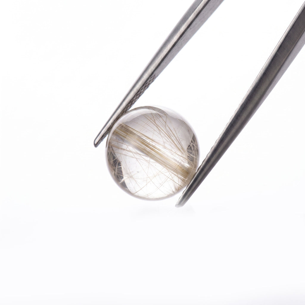 Natural Silver Rutilated Quartz Bracelet: Clarity & Renewed Energy — Alpine Zone