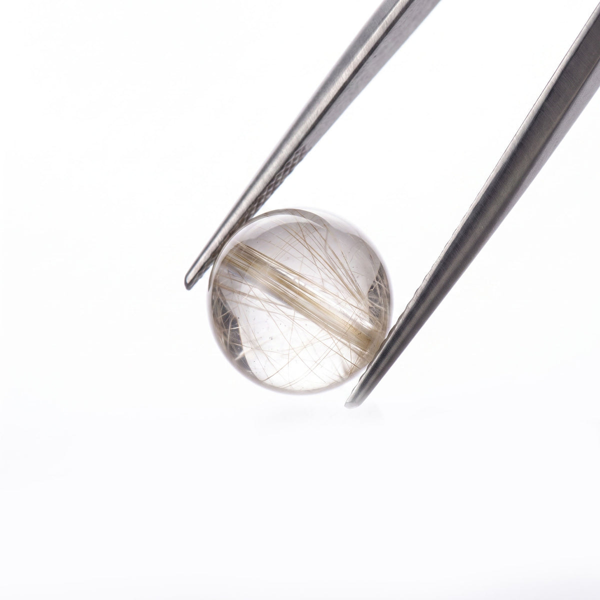 Natural Silver Rutilated Quartz Bracelet: Clarity & Renewed Energy — Alpine Zone