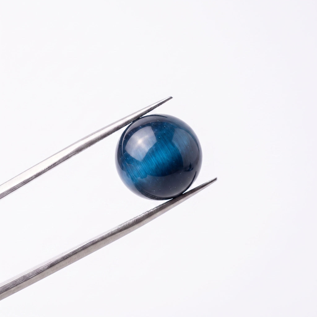Natural Blue Tiger's Eye Bracelet: Clarity & Calm Energy — Gangdishé Peak