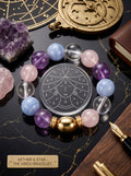 Virgo Sovereign Order Crystal Bracelet | Sodalite & Smoky Quartz Talisman