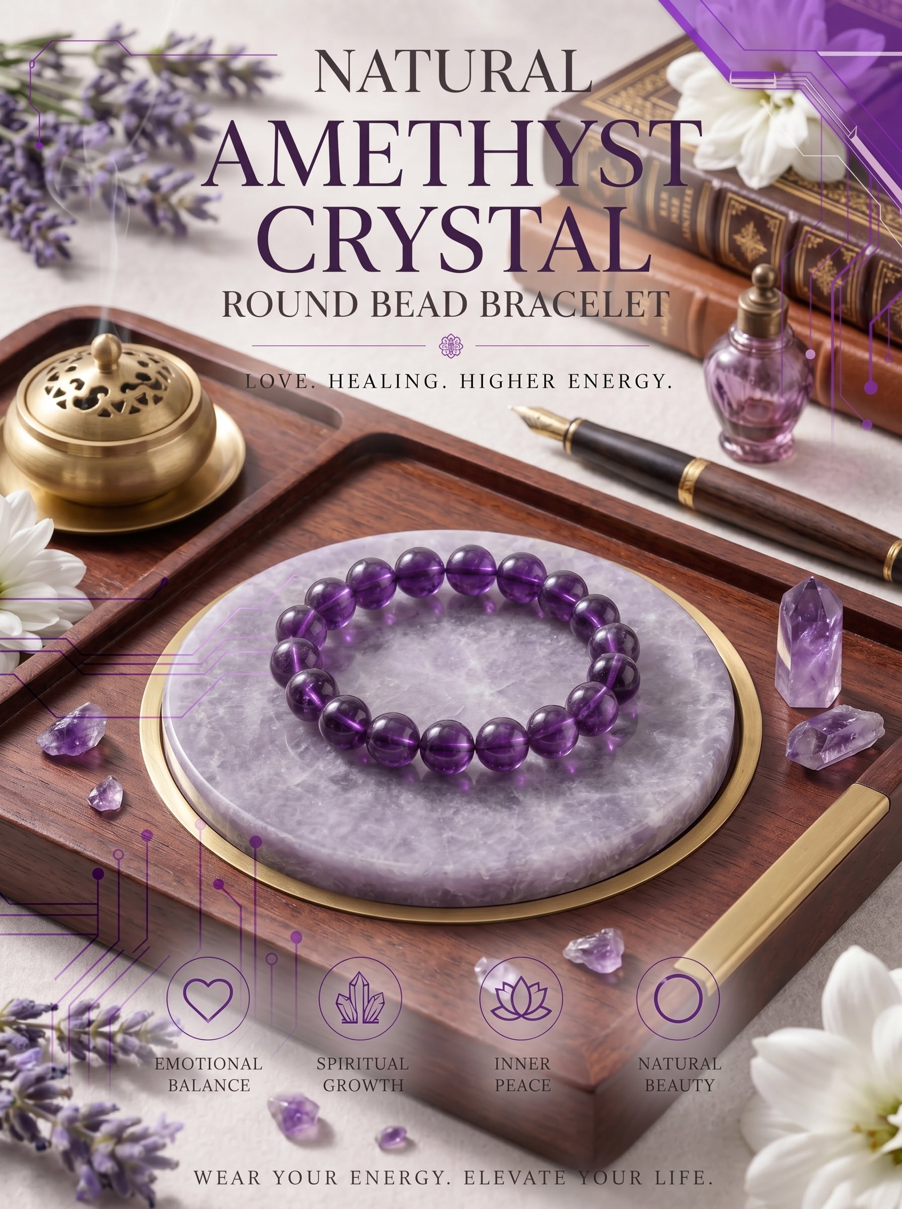 Serenity & Peace (Purple Crystal Collection) – SUBVIBE