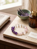 Virgo Empire Manifestation Crystal Bracelet | Rutilated Quartz & Green Phantom Talisman