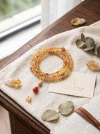 "Arcadian Pixiu" Natural Citrine Bracelet: Awaken Solar Plexus Wealth Absorption, One-Way Financial Firewall & Asset Protection