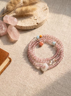 Cloud Weave" Premium Natural Phantom Quartz & Amethyst Energy Bracelet: Crown & Third Eye Alignment, Unlock God-View Strategy & Shatter Market Fog