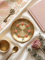 "Seek Blossom" Premium Natural Moss Agate & Phantom Quartz Bracelet: Heart & Throat Chakra Alignment, Wash Away Cognitive Fatigue & Manifest Executive Clarity
