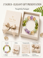 Taurus Golden Manifestation Crystal Bracelet | Rutilated Quartz & Aventurine Talisman